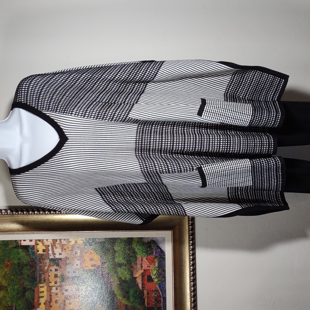 Chico's Geometric Textured Poncho